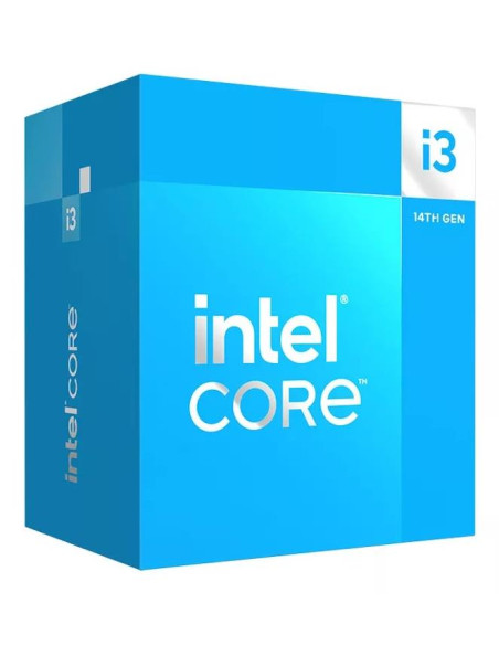 CPU, INTEL, Desktop, Core i3, i3-14100F, Raptor Lake, 3500 MHz, Cores 4, 12MB, Socket LGA1700, 58 Watts, BOX, BX8071514100FSRMX