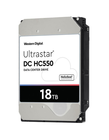 HDD, WESTERN DIGITAL ULTRASTAR, Ultrastar DC HC550, WUH721818ALE6L4, 18TB, SATA 3.0, 512 MB, 7200 rpm, 3,5", 0F38459