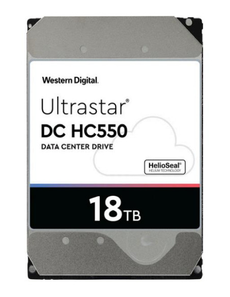 HDD, WESTERN DIGITAL ULTRASTAR, Ultrastar DC HC550, WUH721818ALE6L4, 18TB, SATA 3.0, 512 MB, 7200 rpm, 3,5", 0F38459