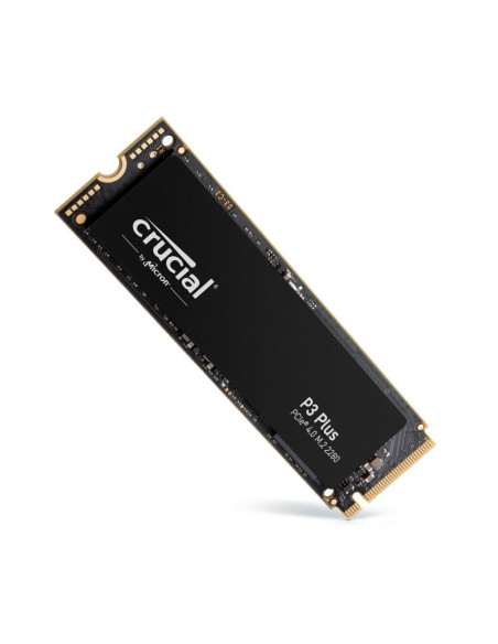 SSD, CRUCIAL, P3 Plus, 1TB, M.2, NVMe, 3D NAND, Write speed 3600 MBytes/sec, Read speed 5000 MBytes/sec, TBW 220 TB, MTBF 15000