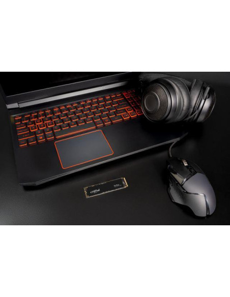 SSD, CRUCIAL, P3 Plus, 1TB, M.2, NVMe, 3D NAND, Write speed 3600 MBytes/sec, Read speed 5000 MBytes/sec, TBW 220 TB, MTBF 15000