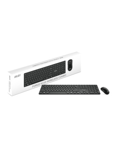 KEYBOARD +MOUSE/FORGE K210 W COMBO US MSI