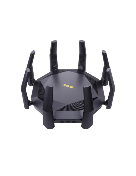 Wireless Router, ASUS, 6000 Mbps, Mesh, Wi-Fi 6, USB 3.1, 9x10/100/1000M, 1x10GbE, 1xSPF+, Number of antennas 8, RT-AX89X