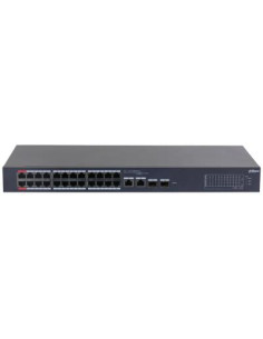 Switch, DAHUA, CS4226-24ET-240, Desktop/pedestal, Rack 1U, 24x10Base-T / 100Base-TX, 2x10/100/1000BASE-T/SFP combo, 2, 26, PoE 