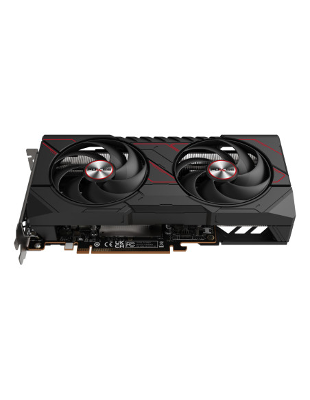 Graphics Card, SAPPHIRE, AMD Radeon RX 9060 XT, 16 GB, GDDR6, 128 bit, PCIE 5.0 16x, GPU 2700 MHz, Dual Slot Fansink, 2xHDMI, 1