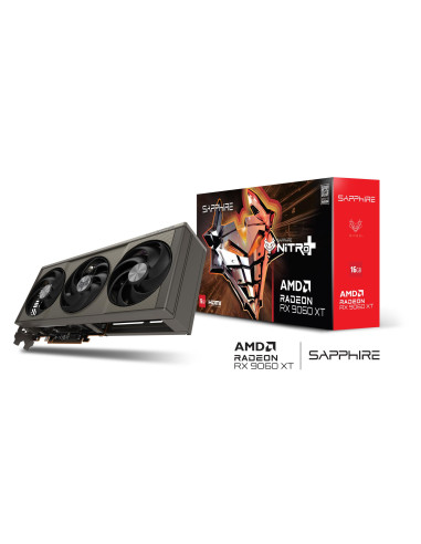 Graphics Card, SAPPHIRE, AMD Radeon RX 9060 XT, 16 GB, GDDR6, 128 bit, PCIE 5.0 16x, Triple slot Fansink, 11350-01-20G