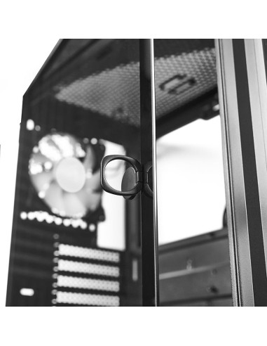 Case, CHIEFTEC, HUNTER 2, MidiTower, Not included, ATX, MicroATX, MiniITX, Colour Black, GS-02B-OP