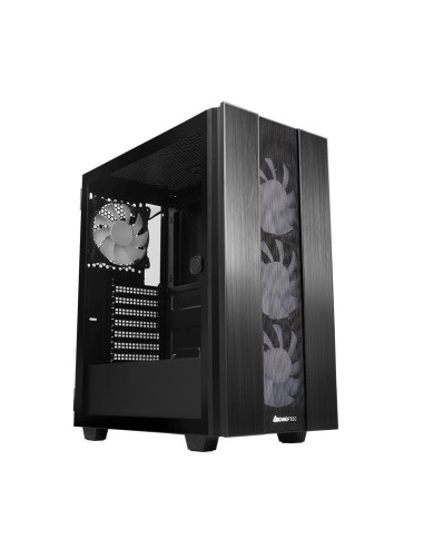 Case, CHIEFTEC, HUNTER 2, MidiTower, Not included, ATX, MicroATX, MiniITX, Colour Black, GS-02B-OP