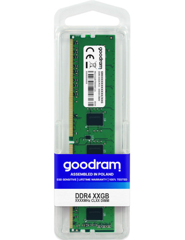MEMORY DIMM 16GB PC25600 DDR4/GR3200D464L22/16G GOODRAM