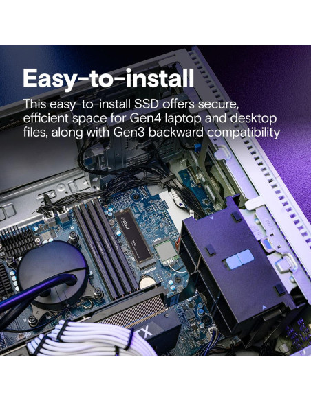 SSD, CRUCIAL, P310, 500GB, M.2, NVMe, 3D NAND, Write speed 3500 MBytes/sec, Read speed 6600 MBytes/sec, TBW 110 TB, CT500P310SS