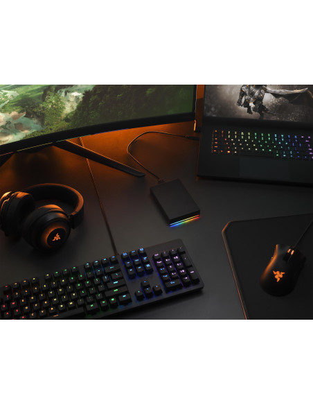 External HDD, SEAGATE, FireCuda, 2TB, USB 3.2, Colour Black, STKL2000400