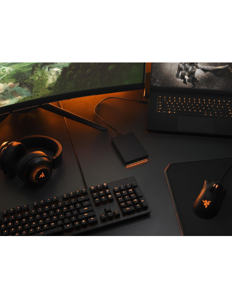 External HDD, SEAGATE, FireCuda, 2TB, USB 3.2, Colour Black, STKL2000400