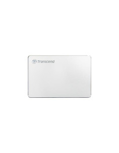 External HDD, TRANSCEND, StoreJet, 1TB, USB 3.1, Colour Silver, TS1TSJ25C3S
