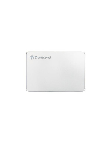 External HDD, TRANSCEND, StoreJet, 1TB, USB 3.1, Colour Silver, TS1TSJ25C3S