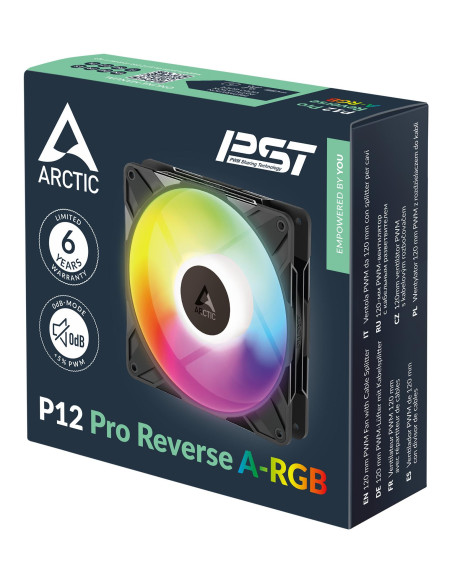 CASE FAN 120MM P12 PRO A-RGB/BLACK ACFAN00322A ARCTIC