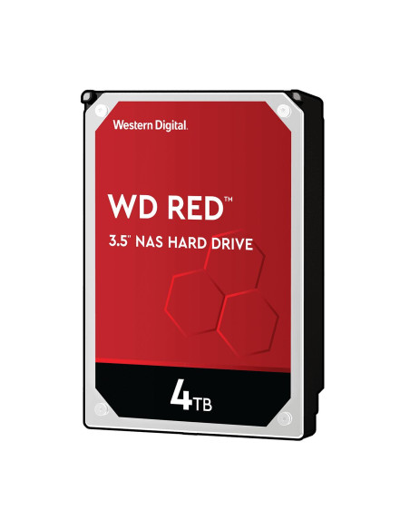 HDD, WESTERN DIGITAL, Red, 4TB, SATA 3.0, 256 MB, 5400 rpm, 3,5", WD40EFAX