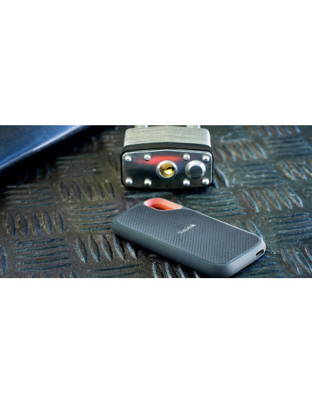 External SSD, SANDISK, Extreme, 4TB, Write speed 1000 MBytes/sec, Read speed 1050 MBytes/sec, SDSSDE61-4T00-G25