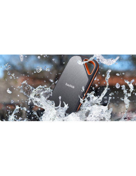 External SSD, SANDISK, Extreme Pro, 4TB, USB-C, Write speed 2000 MBytes/sec, Read speed 2000 MBytes/sec, SDSSDE81-4T00-G25