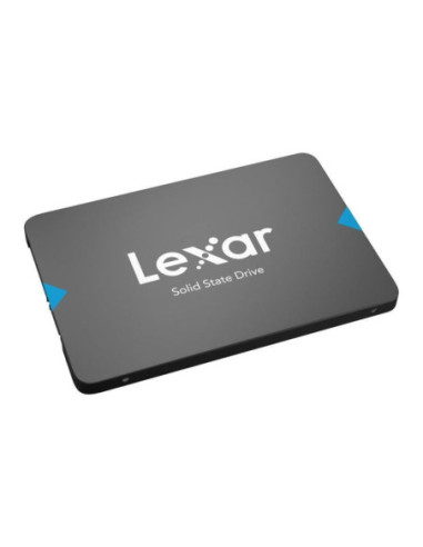 SSD, LEXAR, NQ100, 480GB, SATA 3.0, Write speed 480 MBytes/sec, Read speed 550 MBytes/sec, 2,5", LNQ100X480G-RNNNG