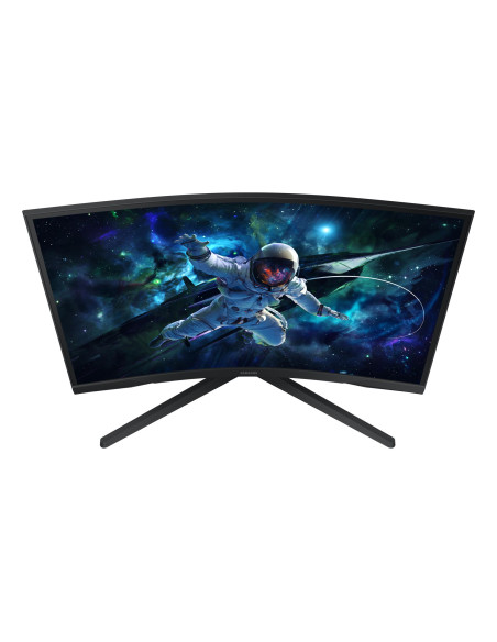 LCD Monitor, SAMSUNG, 27 ", 2560 x 1440 pixels, Wide Quad HD, Native aspect ratio 16:9, LED, Curved, LS27CG554EUXEN