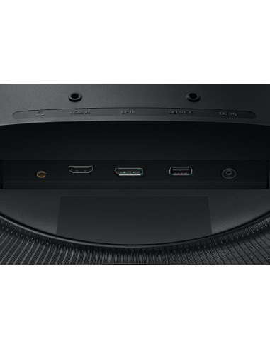 LCD Monitor, SAMSUNG, 27 ", 2560 x 1440 pixels, Wide Quad HD, Native aspect ratio 16:9, LED, Curved, LS27CG554EUXEN