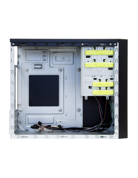 Case, CHIEFTEC, MiniTower, MicroATX, Colour Black, HT-01B-OP