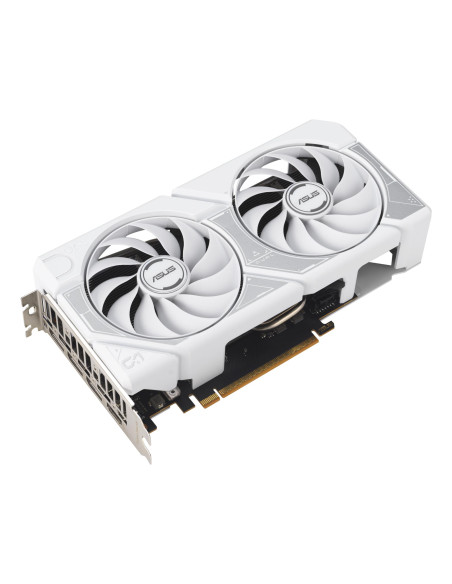 Graphics Card, ASUS, NVIDIA, GeForce RTX 5060, 8 GB, GDDR7, 128 bit, PCI Express 5.0, Active, DUAL-RTX5060-O8G-WHITE
