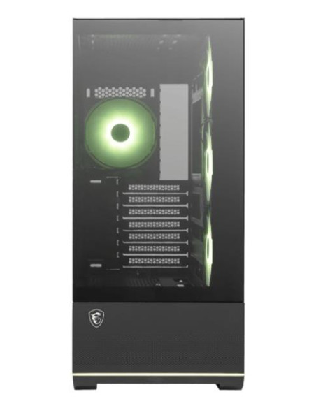 Case, MSI, MAG PANO 110R PZ, MidiTower, Case product features Transparent panel, Not included, Colour Black, MAGPANO110RPZ