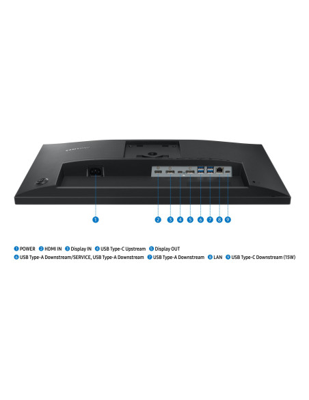 LCD Monitor, SAMSUNG, 24 ", 1920 x 1080 pixels, Full HD, Native aspect ratio 16:9, LCD, Flat, LS24F434UAUXEN