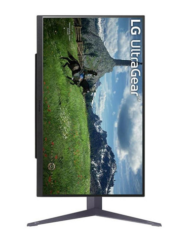 LCD Monitor, LG, 27", Panel IPS, 2560x1440, 16:9, 180Hz, 1 ms, Pivot, Height adjustable, Tilt, Colour Black, 27GS85Q-B