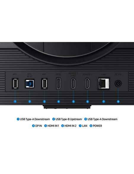 LCD Monitor, SAMSUNG, Odyssey G7, 27", Gaming, Panel IPS, 3840x2160, 16:9, 144Hz, 1 ms, Speakers, Swivel, Pivot, Height adjusta