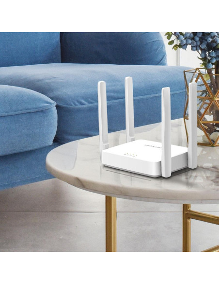Wireless Router, MERCUSYS, 1167 Mbps, 1 WAN, 2x10/100M, Number of antennas 4, AC10