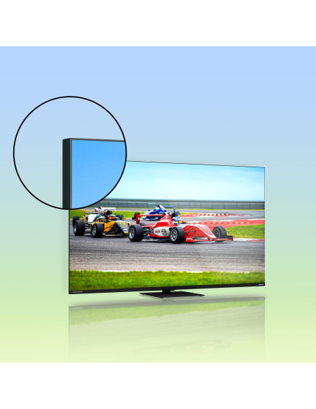 TV Set, THOMSON, 50", 4K/Smart, QLED, 3840x2160, Wireless LAN, Bluetooth, Google TV, Black, 50QG7C14