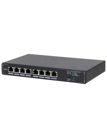 Switch, DAHUA, DH-SMG1008, Switch type Unmanaged, 8x2.5G Ethernet (copper) ports quantity, SMG1008