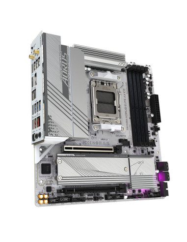 Mainboard, GIGABYTE, AMD B650, SAM5, Micro-ATX, Memory DDR5, Memory slots 4, B650MAELITEAXICE1.1