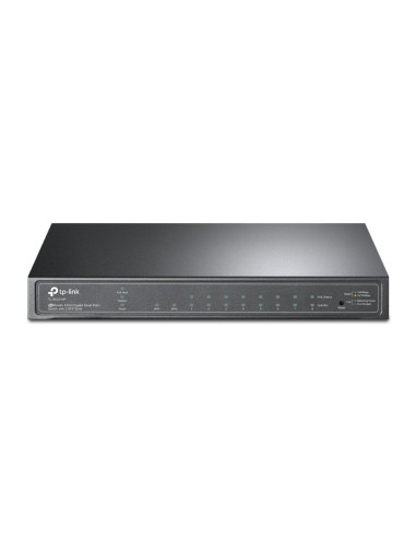 Switch, TP-LINK, Omada, TL-SG2210P, Type L2, Desktop/pedestal, 8x10Base-T / 100Base-TX / 1000Base-T, 2xSFP, PoE ports 8, TL-SG2