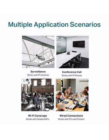 Switch, TP-LINK, TL-SG1218MP, Desktop/pedestal, Rack, 16x10Base-T / 100Base-TX / 1000Base-T, PoE+ ports 16, 250 Watts, TL-SG121