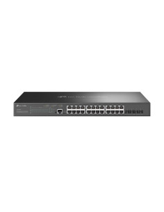 Switch, TP-LINK, Omada, TL-SG3428XMP, Type L2+, Rack, 4xSFP+, 1xConsole, 1, PoE+ ports 24, 384 Watts, TL-SG3428XMP