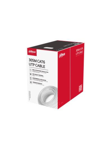 CABLE CAT6 UTP 305M WHITE/PFM923I-6UN-C DAHUA