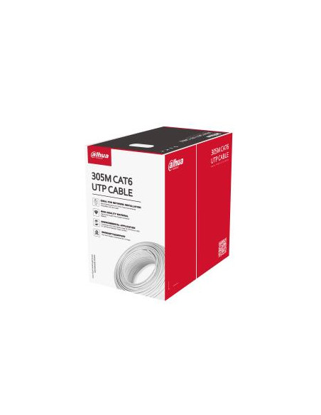 CABLE CAT6 UTP 305M WHITE/PFM923I-6UN-C DAHUA