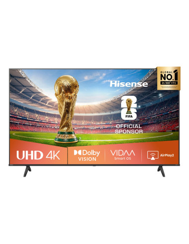 TV Set, HISENSE, 58 ", 4K Ultra HD, 3840 x 2160 pixels, Flat, 16:9, LED, 58A6Q