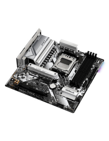 Mainboard, ASROCK, AMD B650, SAM5, Micro-ATX, Memory DDR5, Memory slots 4, 1xPCI-Express 3.0 16x, 1xPCI-Express 4.0 16x, 1xM.2,