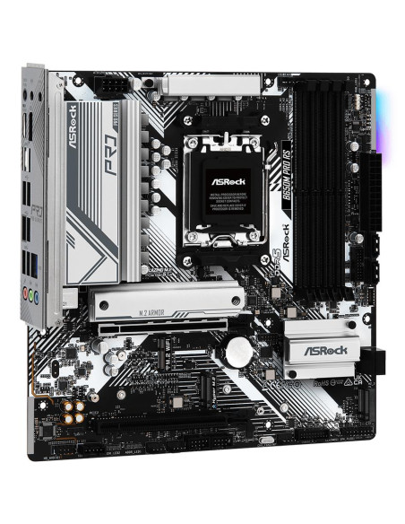 Mainboard, ASROCK, AMD B650, SAM5, Micro-ATX, Memory DDR5, Memory slots 4, 1xPCI-Express 3.0 16x, 1xPCI-Express 4.0 16x, 1xM.2,