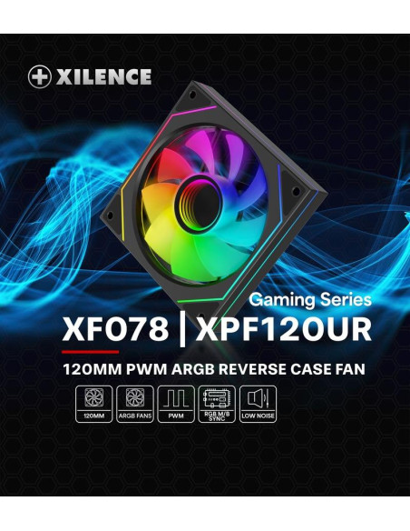 CASE FAN 120MM XPF120UR.ARGB/12V XF078 XILENCE