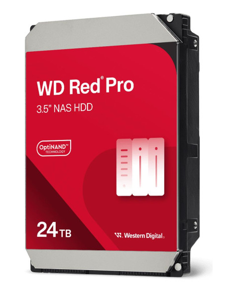 HDD, WESTERN DIGITAL, Red Pro, 24 TB, Serial ATA, 7200 RPM, 3.5 ", WD241KFGX