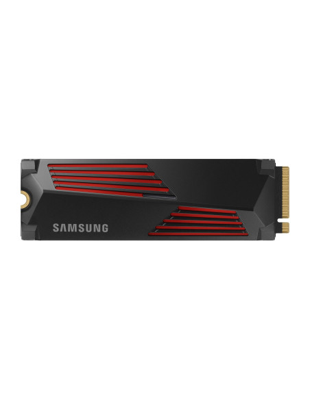 SSD, SAMSUNG, 990 PRO with Heatsink, 4TB, M.2, PCIe Gen4, NVMe, TLC, Write speed 6900 MBytes/sec, Read speed 7450 MBytes/sec, T