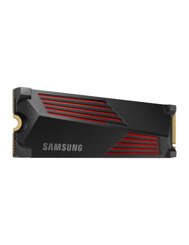 SSD, SAMSUNG, 990 PRO with Heatsink, 4TB, M.2, PCIe Gen4, NVMe, TLC, Write speed 6900 MBytes/sec, Read speed 7450 MBytes/sec, T