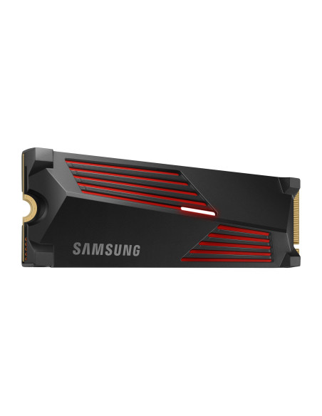 SSD, SAMSUNG, 990 PRO with Heatsink, 4TB, M.2, PCIe Gen4, NVMe, TLC, Write speed 6900 MBytes/sec, Read speed 7450 MBytes/sec, T