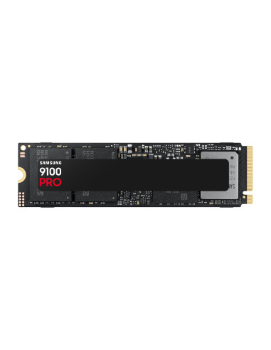 SSD, SAMSUNG, 9100 PRO, 4TB, M.2, PCIe Gen5, NVMe, TLC, Write speed 13400 MBytes/sec, Read speed 14800 MBytes/sec, 2.38mm, TBW 