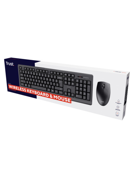 KEYBOARD +MOUSE WRL PRIMO SET/ENG 25347 TRUST